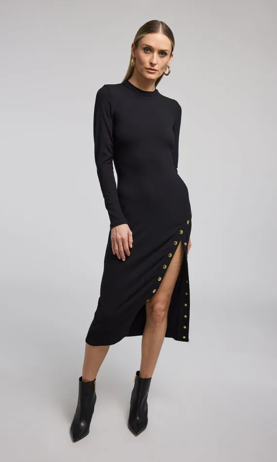 Women Generation Love Clothing Dresses Monique Rib Dress Black