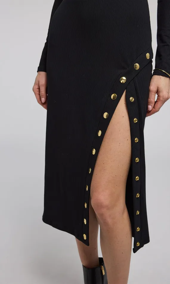 Women Generation Love Clothing Dresses Monique Rib Dress Black