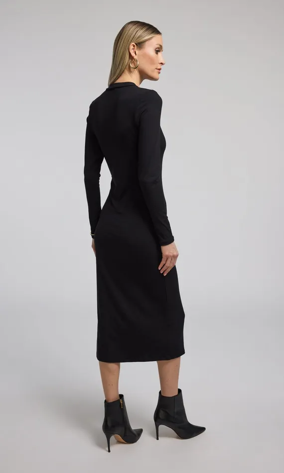 Women Generation Love Clothing Dresses Monique Rib Dress Black