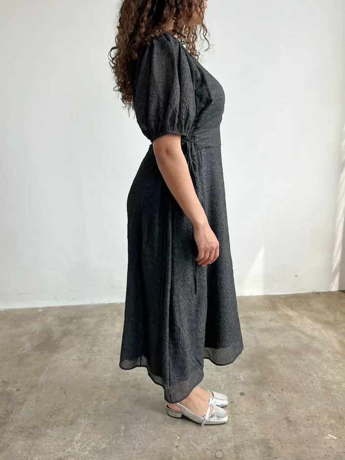 Women Gianna Dress Black Rosette Lisa Says Gah Dresses