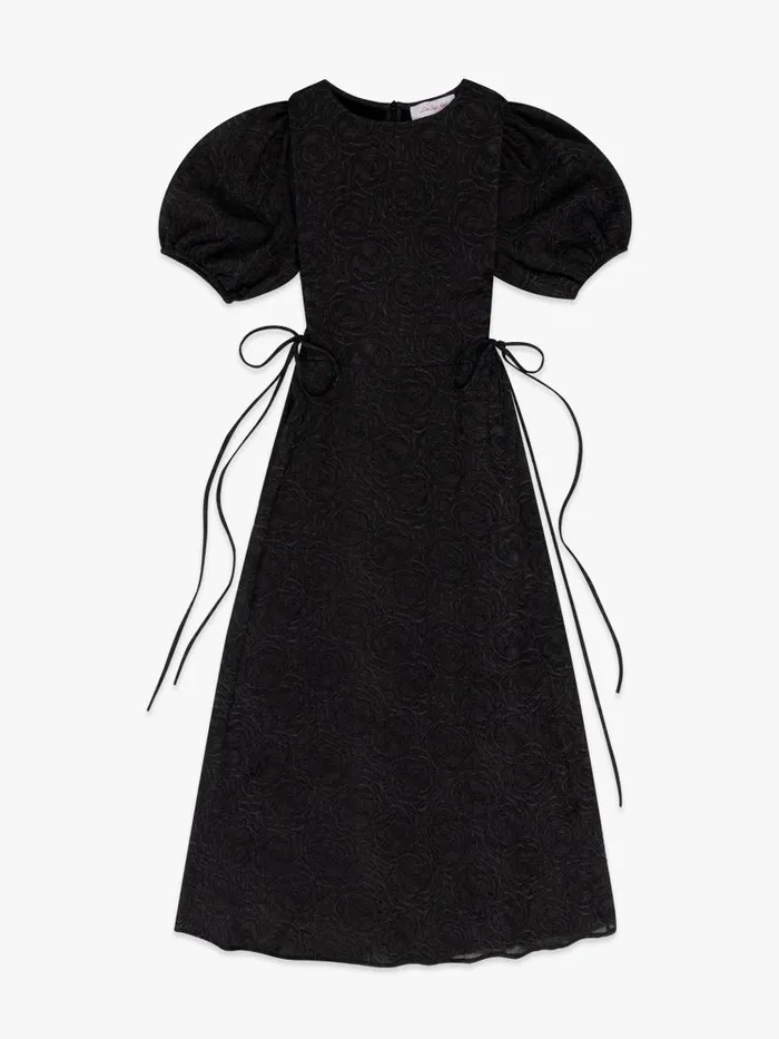 Women Gianna Dress Black Rosette Lisa Says Gah Dresses