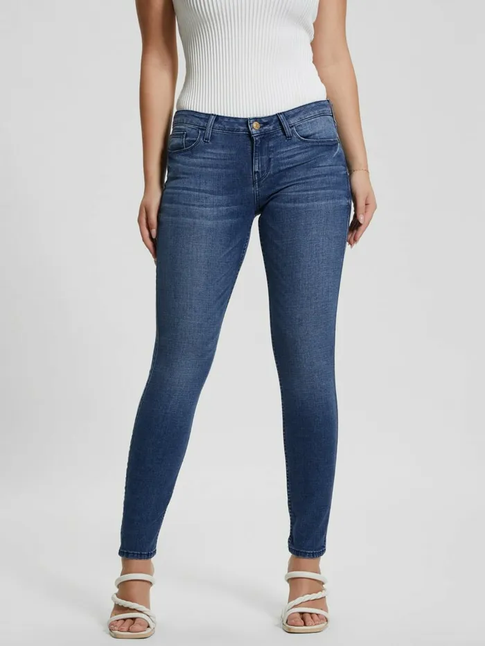 Women GUESS Eco Power Skinny Jeans Mystic Blue Wash Jeans and Denim Women GUESS Eco Power Skinny Jeans Mystic Blue Wash Jeans and Denim