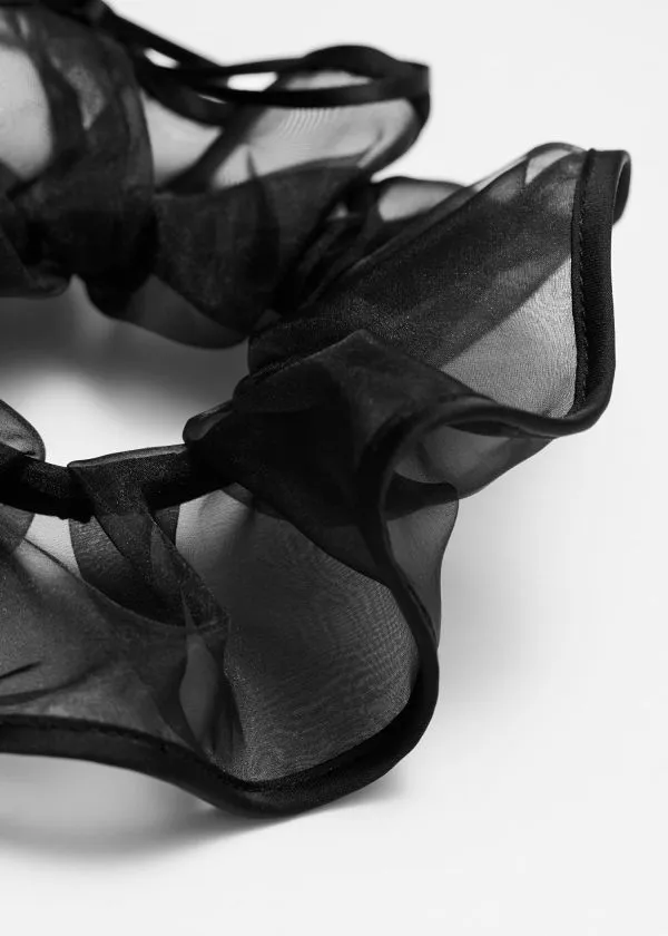 Women Hair Accessories and Other Stories Bow Embellished Scrunchie Black Women Hair Accessories and Other Stories Bow Embellished Scrunchie Black