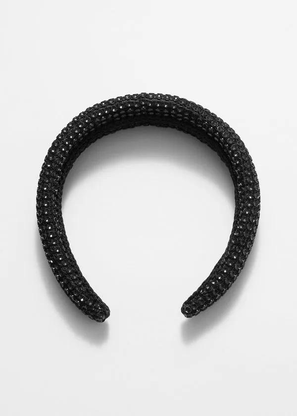 Women Hair Accessories and Other Stories SequinEmbellished Alice Band Black