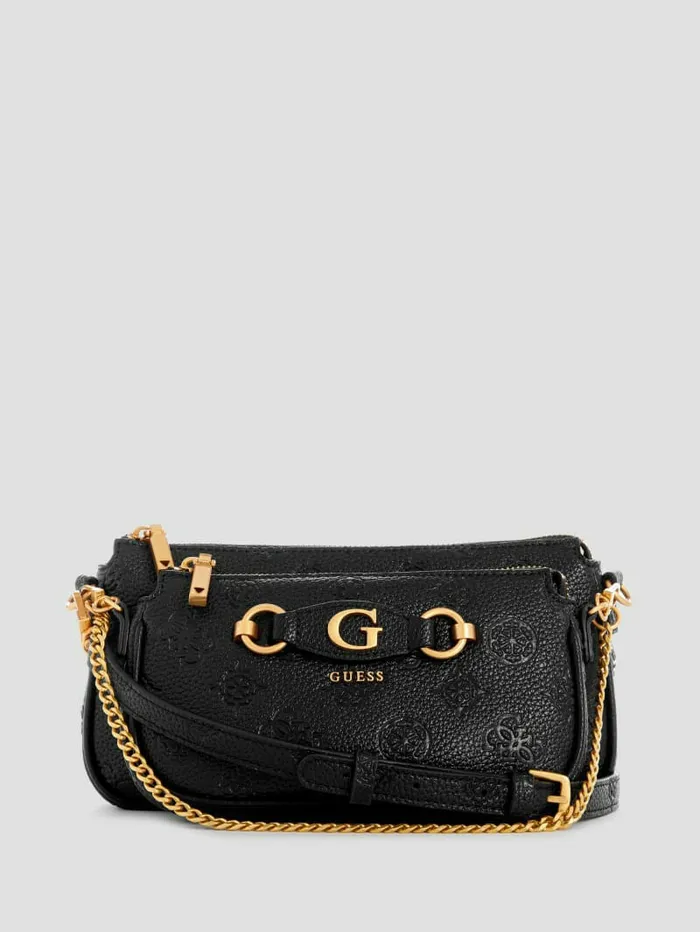 Women Handbags GUESS Izzy Double Pouch Crossbody Blossom