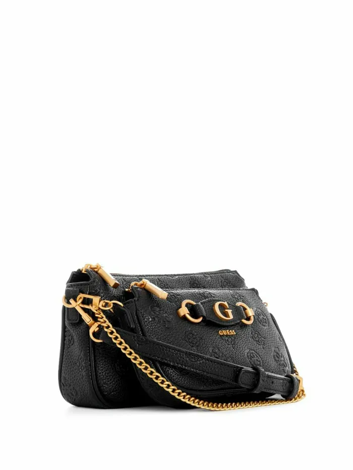 Women Handbags GUESS Izzy Double Pouch Crossbody Blossom Women Handbags GUESS Izzy Double Pouch Crossbody Blossom