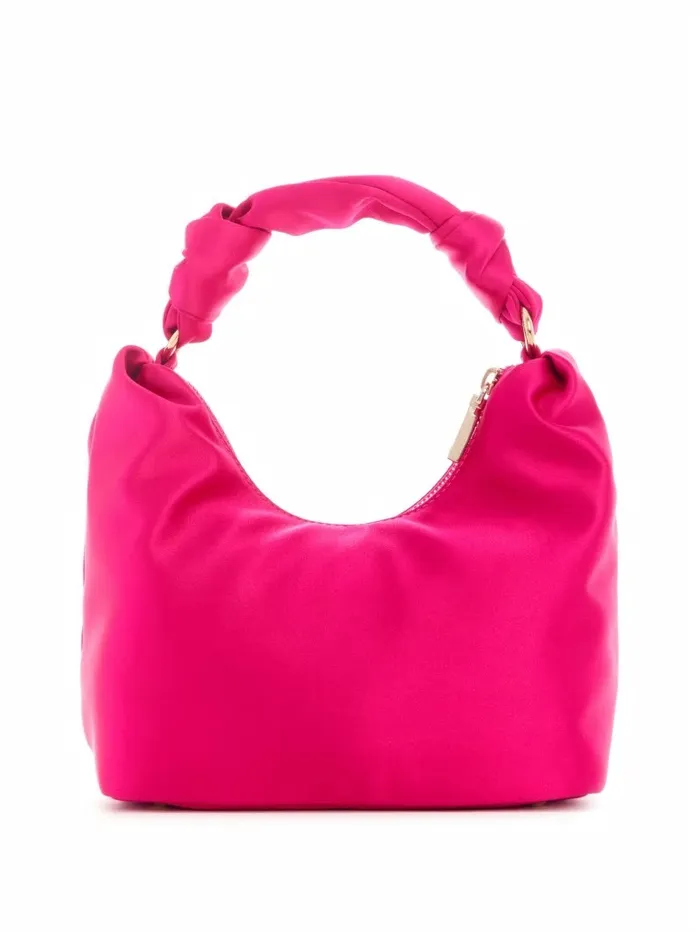 Women Handbags GUESS Velina Satin Hobo Bag LightPastel Purple Women Handbags GUESS Velina Satin Hobo Bag LightPastel Purple