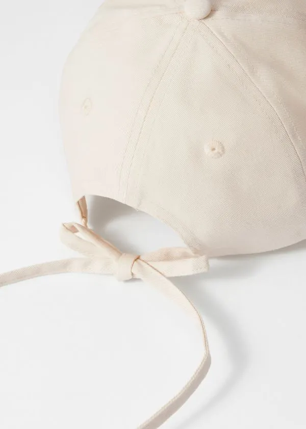 Women Headwear and Other Stories Bow Baseball Cap Cream Women Headwear and Other Stories Bow Baseball Cap Cream