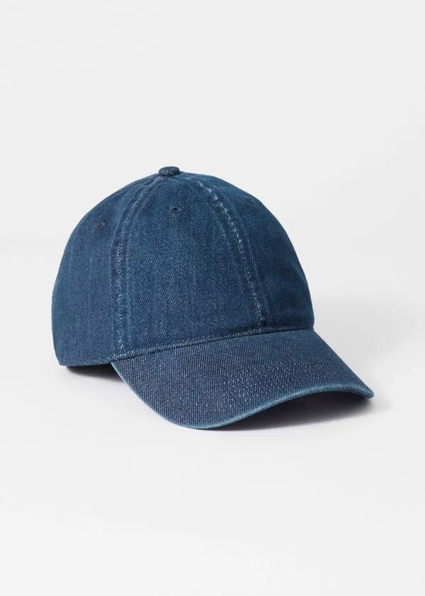 Women Headwear and Other Stories Denim Baseball Cap Indigo