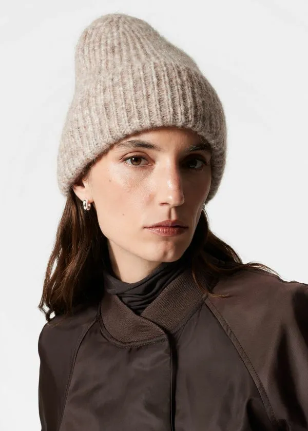 Women Headwear and Other Stories Wool Blend Beanie Beige Women Headwear and Other Stories Wool Blend Beanie Beige
