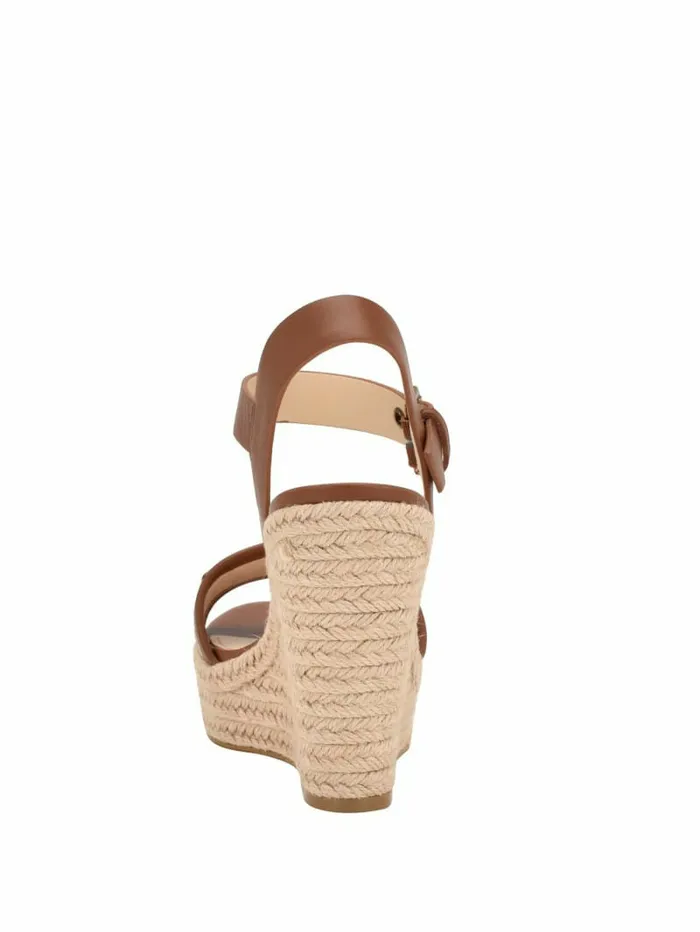 Women Heels GUESS Hisley Wedge Sandals Medium Brown Women Heels GUESS Hisley Wedge Sandals Medium Brown