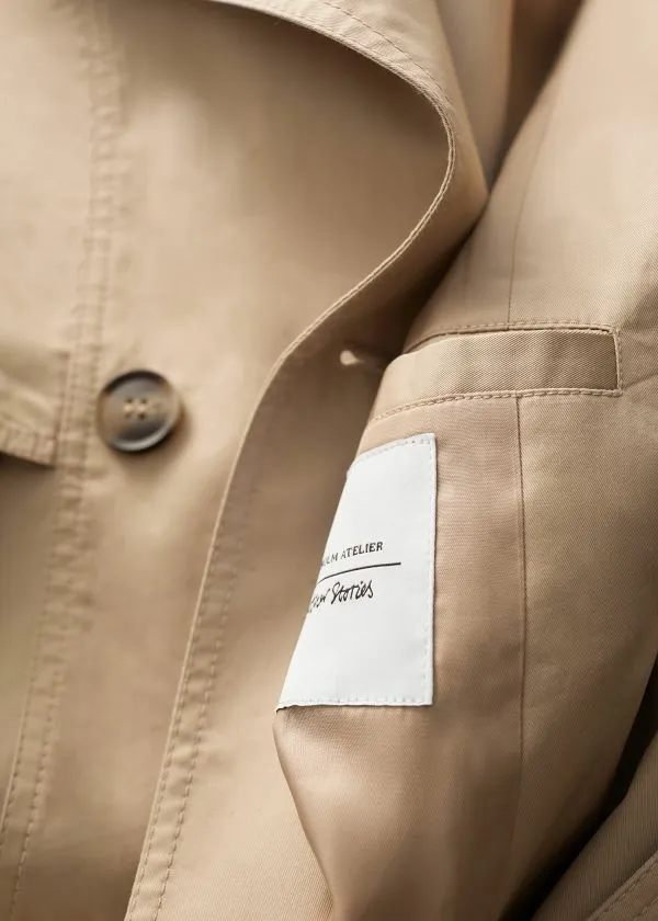 Women Jackets and Coats and Other Stories BuckleBelt Trench Coat Beige