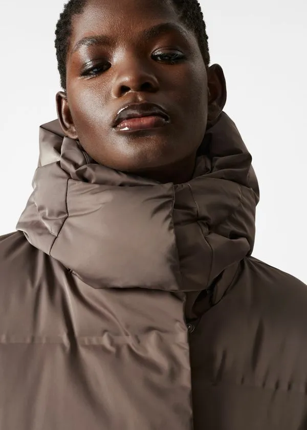 Women Jackets and Coats and Other Stories Padded Down Jacket Brown