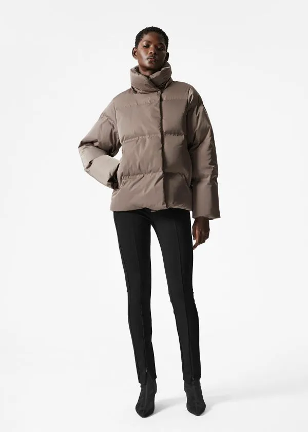 Women Jackets and Coats and Other Stories Padded Down Jacket Brown