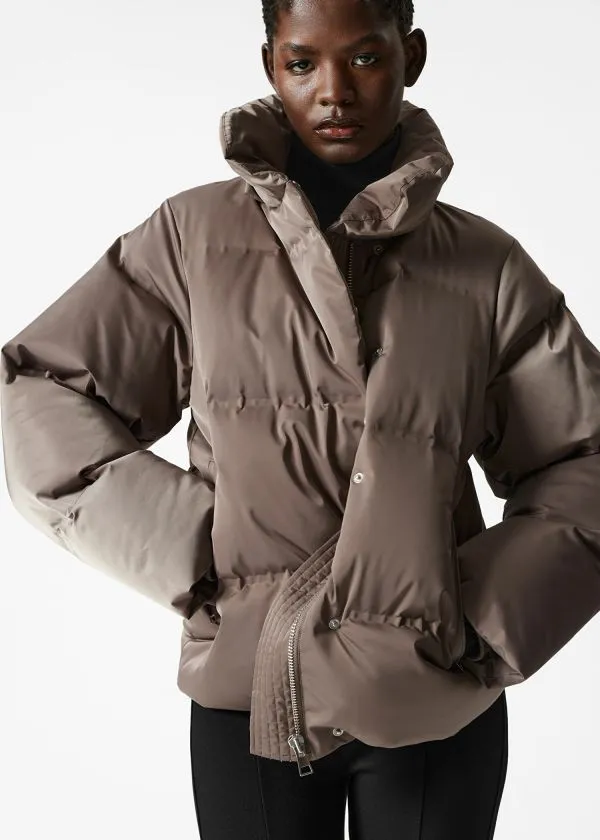Women Jackets and Coats and Other Stories Padded Down Jacket Brown