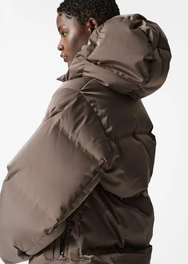 Women Jackets and Coats and Other Stories Padded Down Jacket Brown