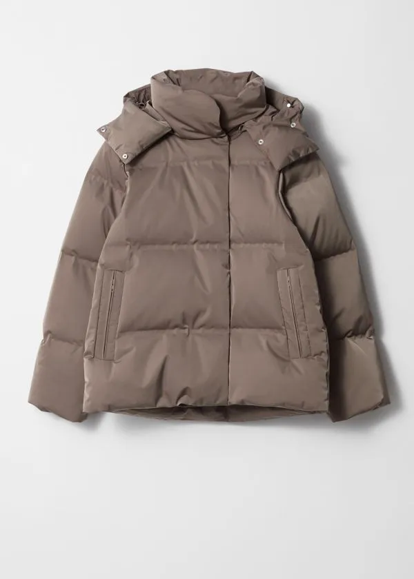 Women Jackets and Coats and Other Stories Padded Down Jacket Brown