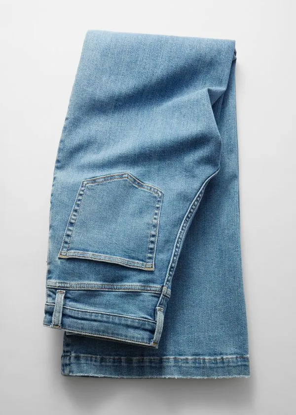 Women Jeans and Other Stories HighWaist Flared Jeans Midblue