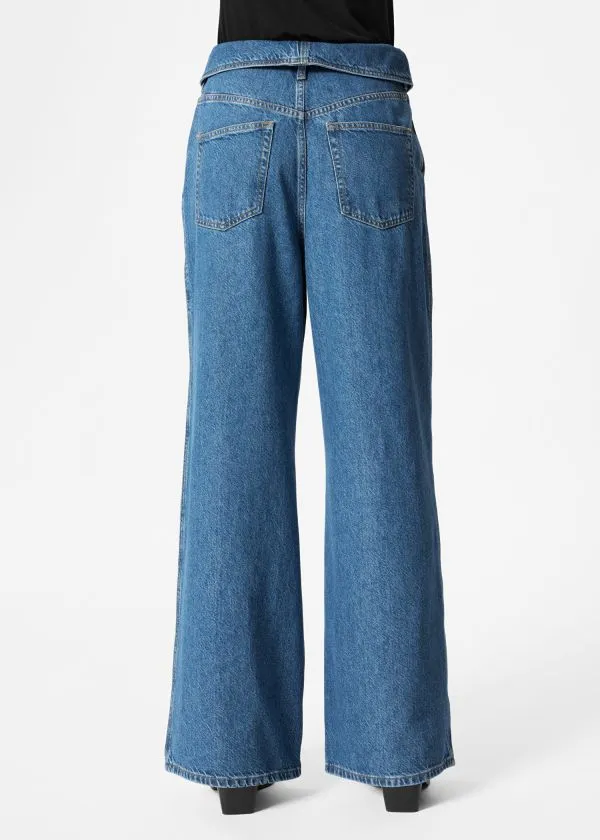 Women Jeans and Other Stories WideLeg Paperbag Jeans Blue