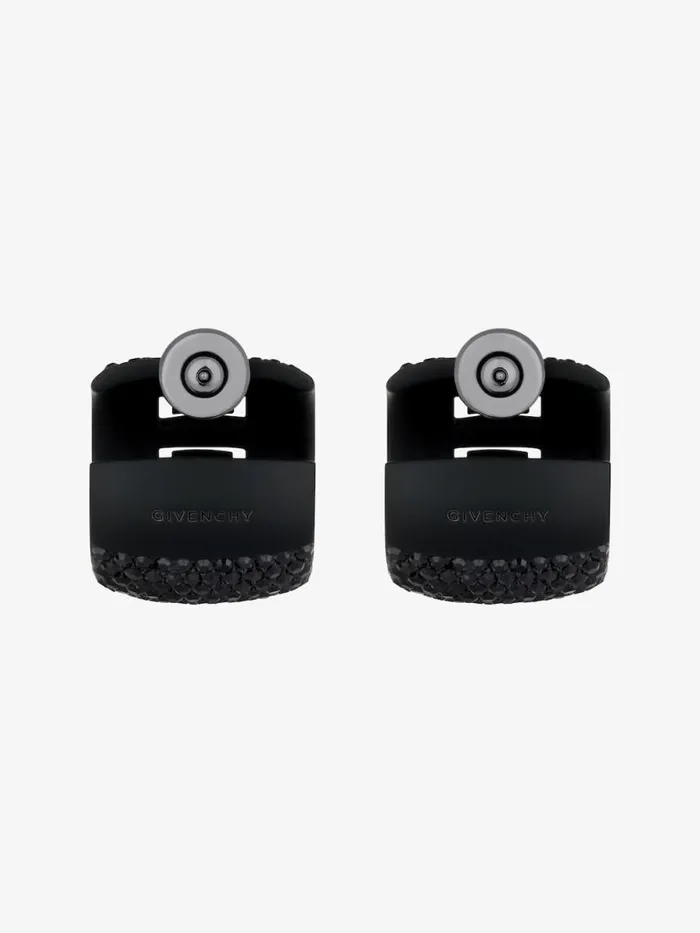 Women Jewelry Givenchy 4G Earrings In Metal With Crystals Black Women Jewelry Givenchy 4G Earrings In Metal With Crystals Black