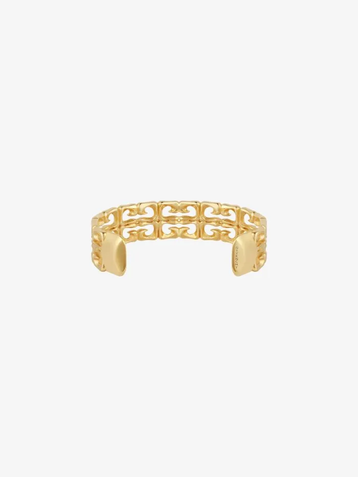 Women Jewelry Givenchy 4G Liquid Open Cuff Bracelet In Metal Golden Yellow Women Jewelry Givenchy 4G Liquid Open Cuff Bracelet In Metal Golden Yellow