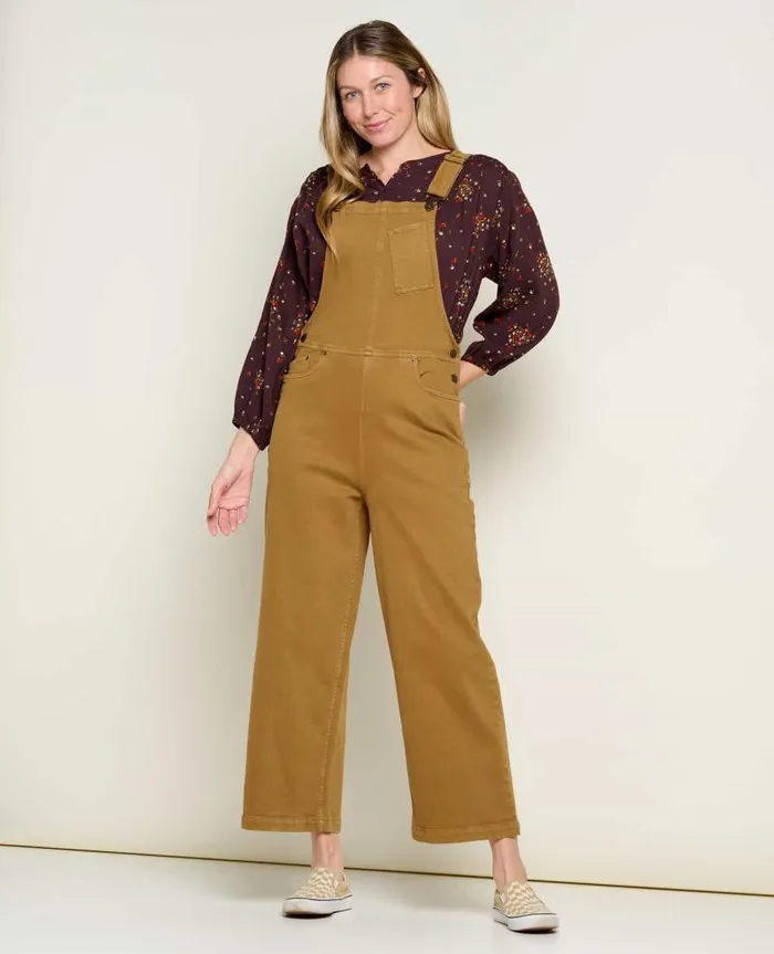 Women Jumpsuits and Overalls Toad and Co Balsam Seeded Denim Overall Honey Brown Women Jumpsuits and Overalls Toad and Co Balsam Seeded Denim Overall Honey Brown