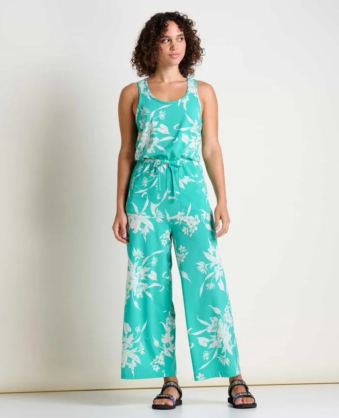 Women Jumpsuits and Overalls Toad and Co Sunkissed Livvy Jumpsuit Salt Leaf Texture Print Women Jumpsuits and Overalls Toad and Co Sunkissed Livvy Jumpsuit Salt Leaf Texture Print