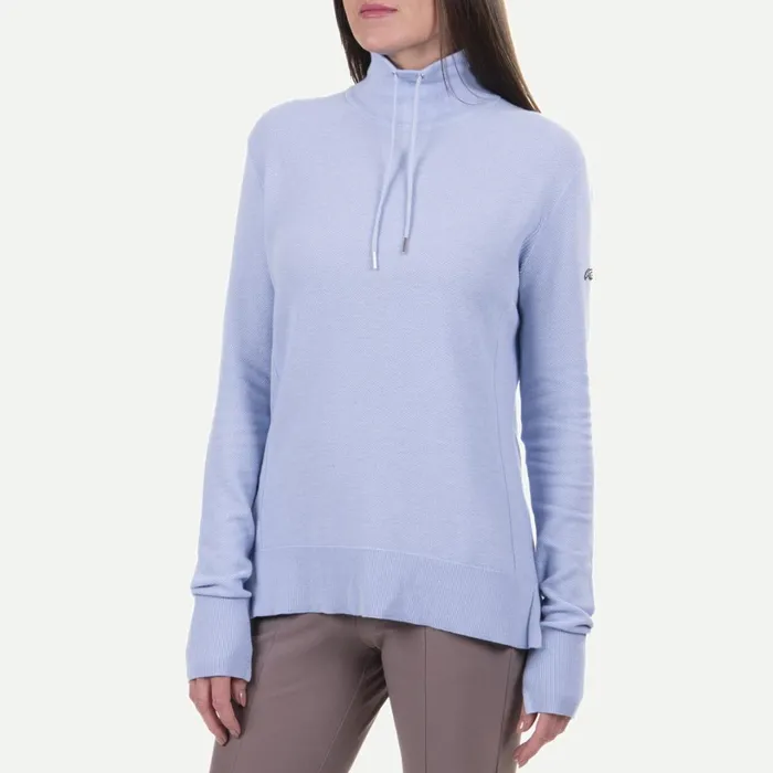 Women Kessy Sweater Calm Blue KJUS Midlayers and Sweaters