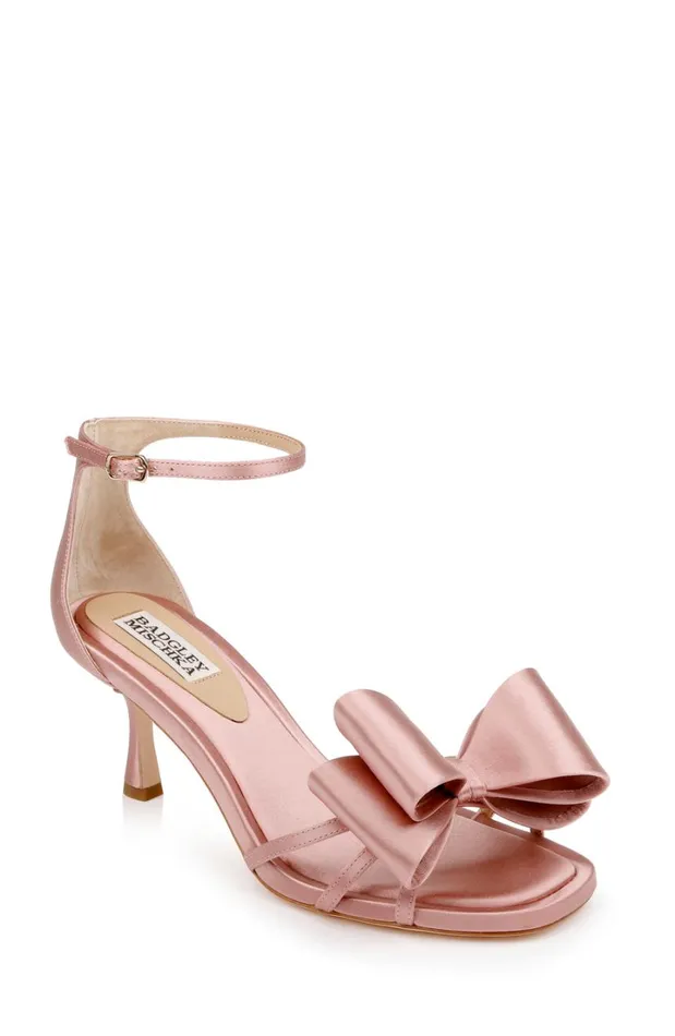 Women Kitten Heel Badgley Mischka Alysha Open Toe Kitten Heels Black