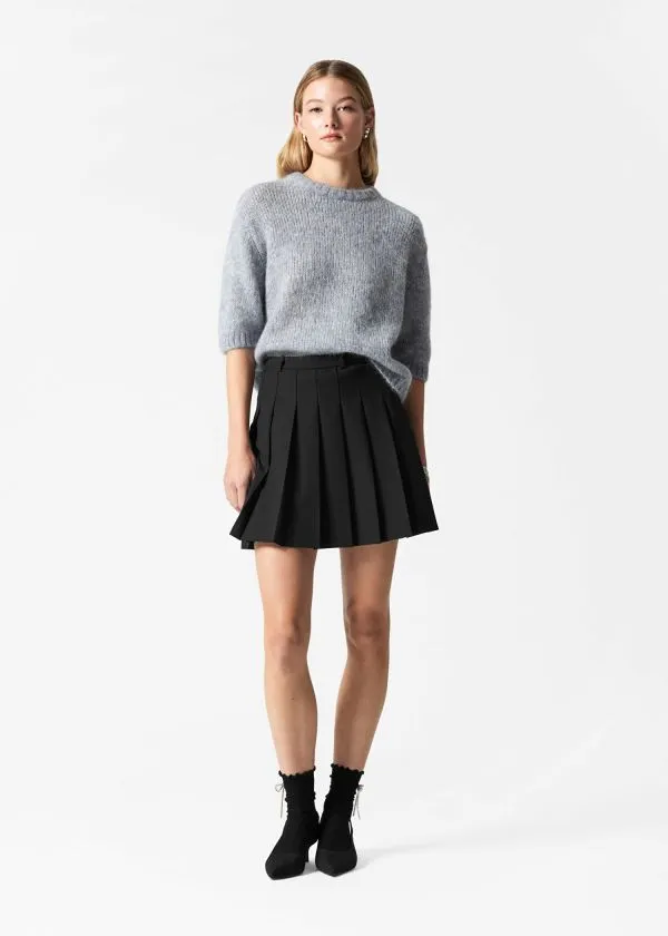 Women Knitwear and Other Stories Knitted MohairBlend TShirt Grey