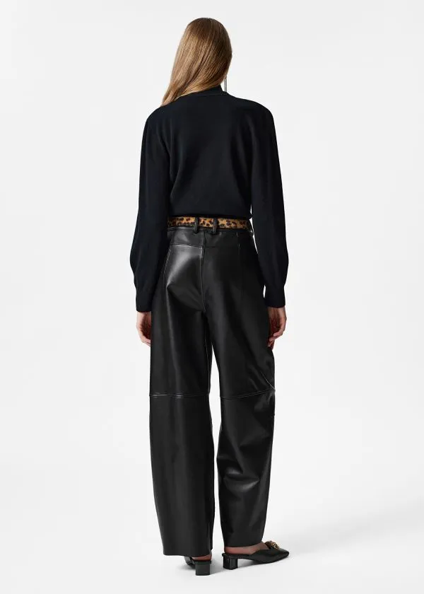 Women Knitwear and Other Stories Merino TieNeck Jumper Black Women Knitwear and Other Stories Merino TieNeck Jumper Black