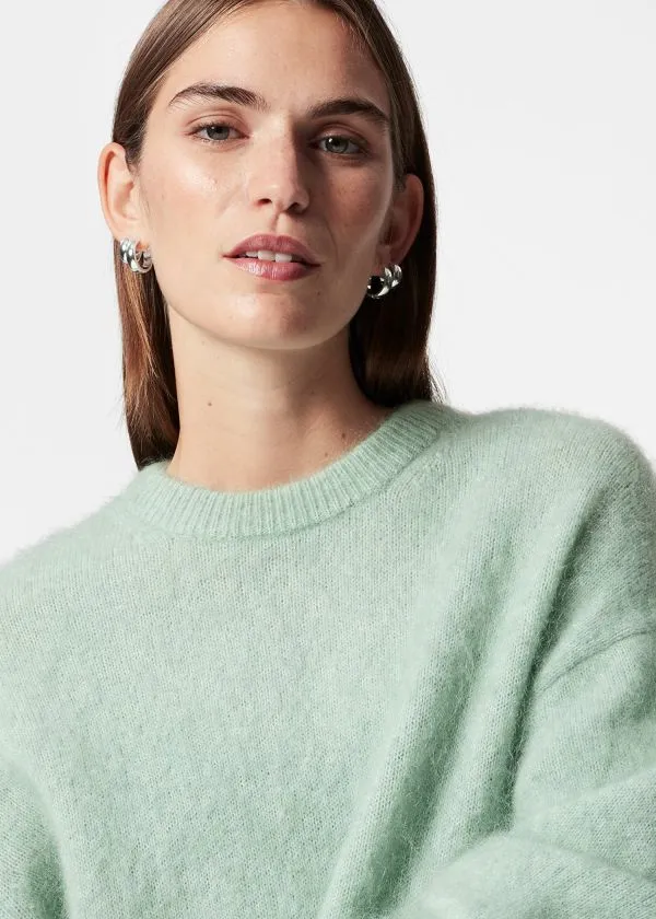 Women Knitwear and Other Stories MohairBlend Jumper Mint Women Knitwear and Other Stories MohairBlend Jumper Mint
