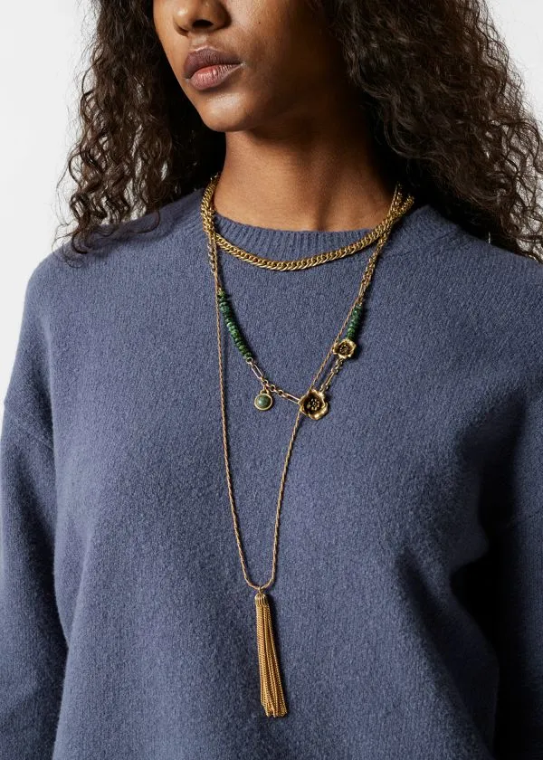 Women Knitwear and Other Stories Relaxed Knit Jumper Dusty Blue