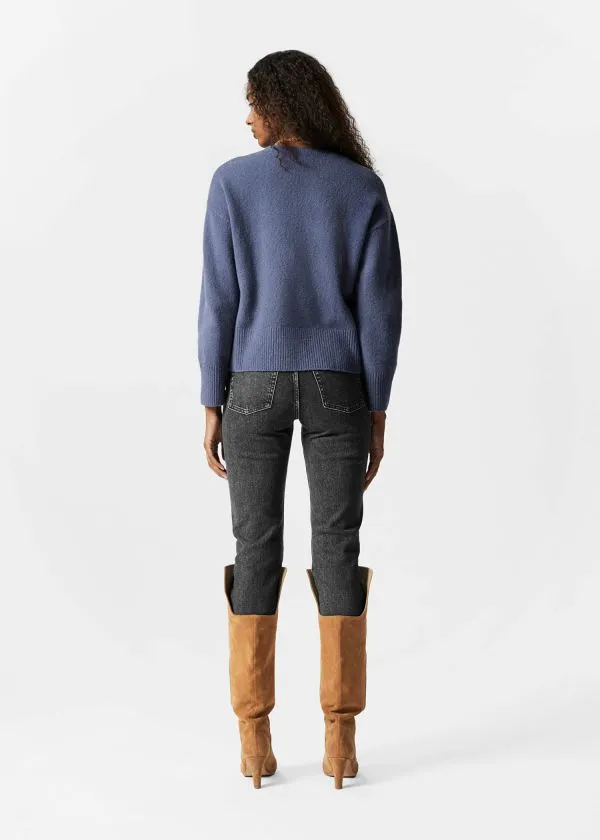 Women Knitwear and Other Stories Relaxed Knit Jumper Dusty Blue