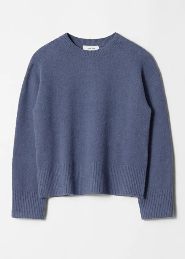 Women Knitwear and Other Stories Relaxed Knit Jumper Dusty Blue
