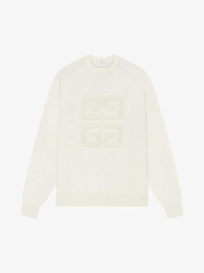 Women Knitwear Givenchy 4G Sweater In Cashmere Ivory