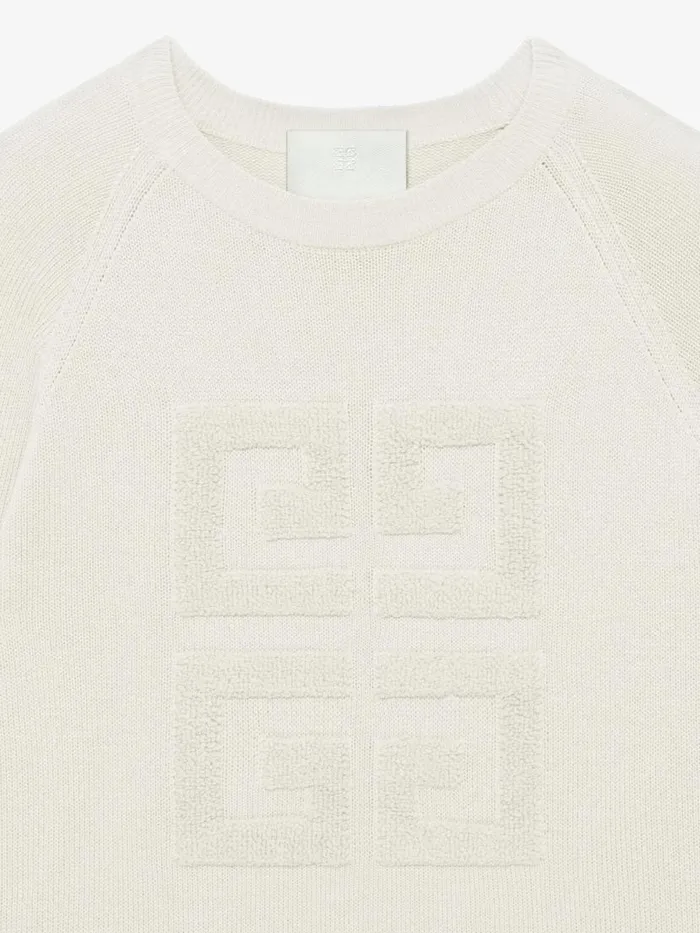 Women Knitwear Givenchy 4G Sweater In Cashmere Ivory
