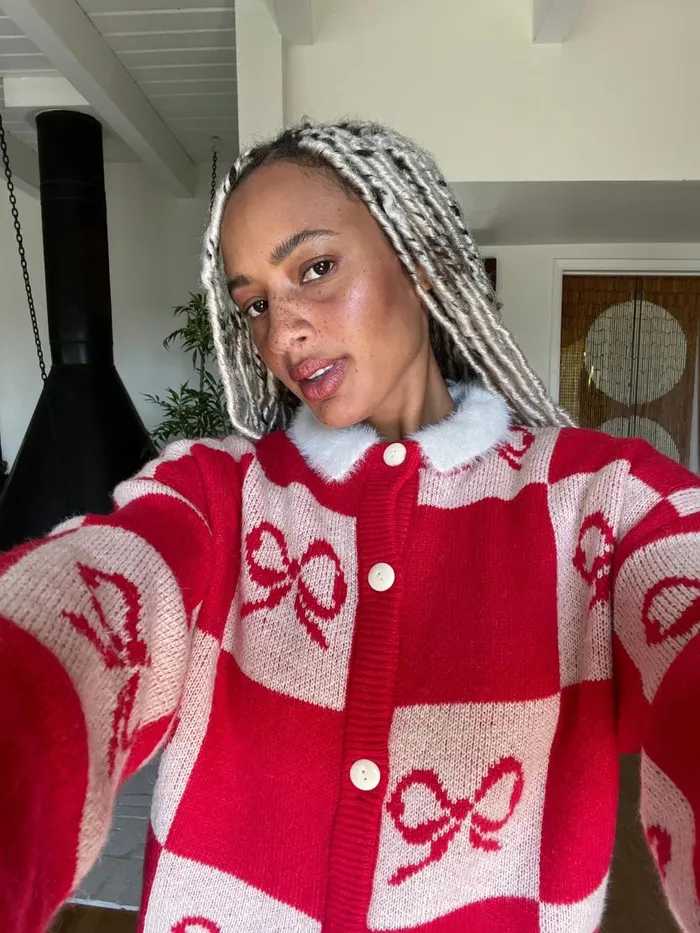 Women Lauda Cardi Cherry Bow Check Lisa Says Gah Tops Women Lauda Cardi Cherry Bow Check Lisa Says Gah Tops