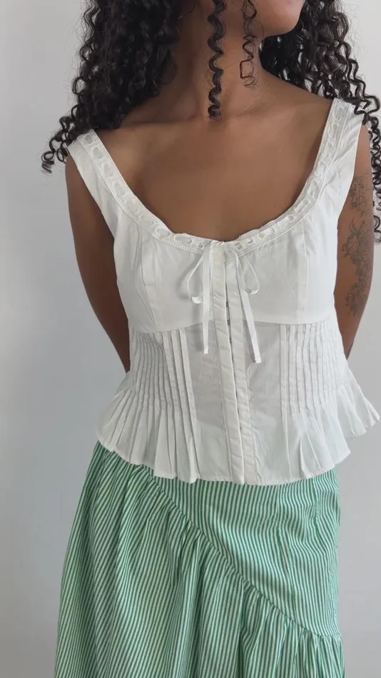 Women Lemon Top White Lisa Says Gah Sleeveless Tops