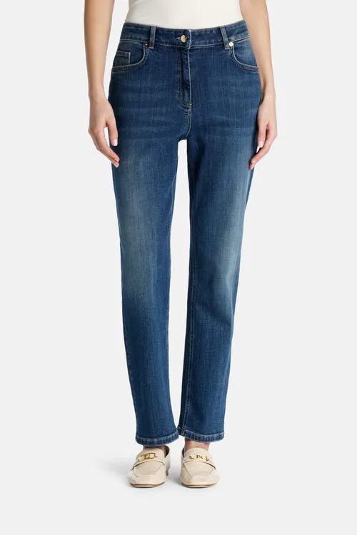 Women Luisa Spagnoli Accendino Accendino Blue Medium Pants Women Luisa Spagnoli Accendino Accendino Blue Medium Pants