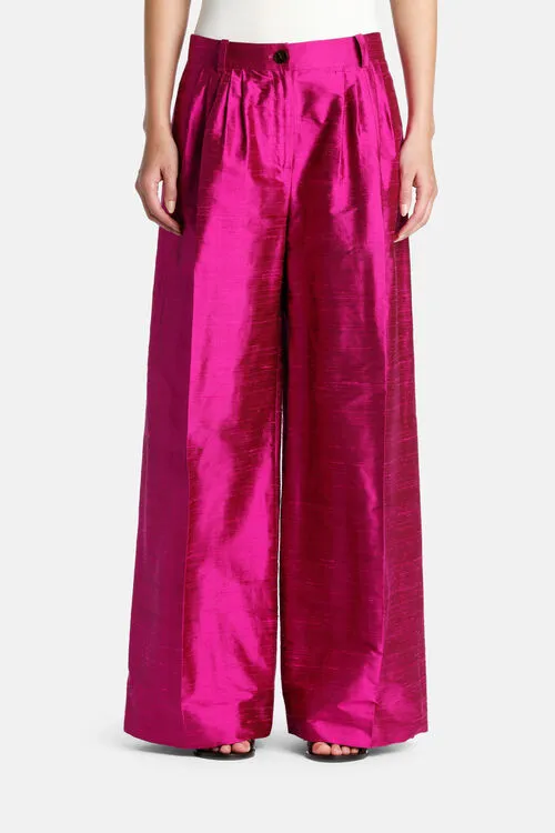 Women Luisa Spagnoli Amarena Amarena Fuchsia Pants