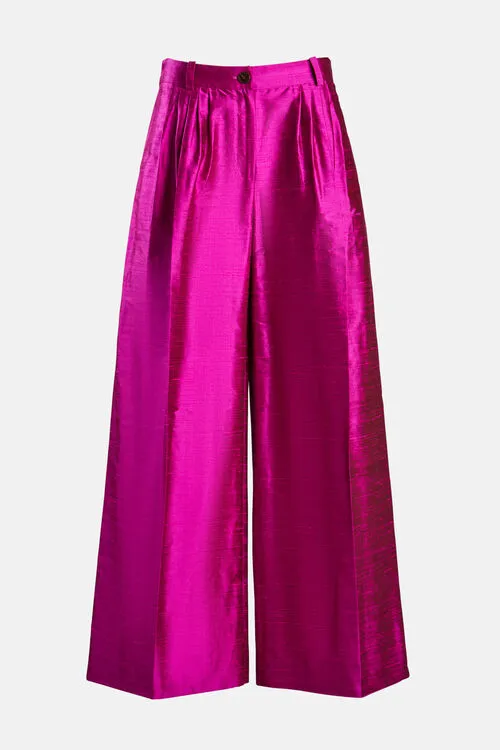 Women Luisa Spagnoli Amarena Amarena Fuchsia Pants Women Luisa Spagnoli Amarena Amarena Fuchsia Pants