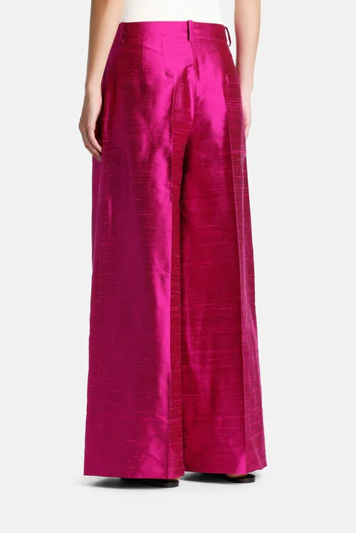 Women Luisa Spagnoli Amarena Amarena Fuchsia Pants Women Luisa Spagnoli Amarena Amarena Fuchsia Pants