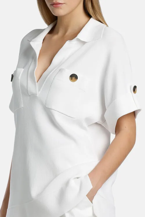 Women Luisa Spagnoli Capena Capena White Tops and TShirts Women Luisa Spagnoli Capena Capena White Tops and TShirts
