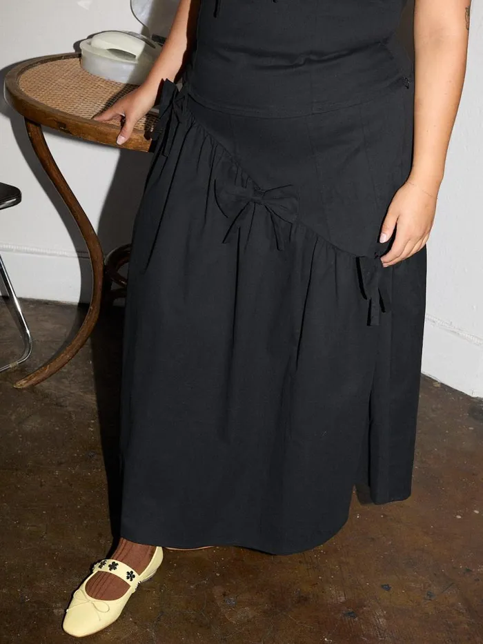 Women Maeve Bows Skirt Black Lisa Says Gah Skirts