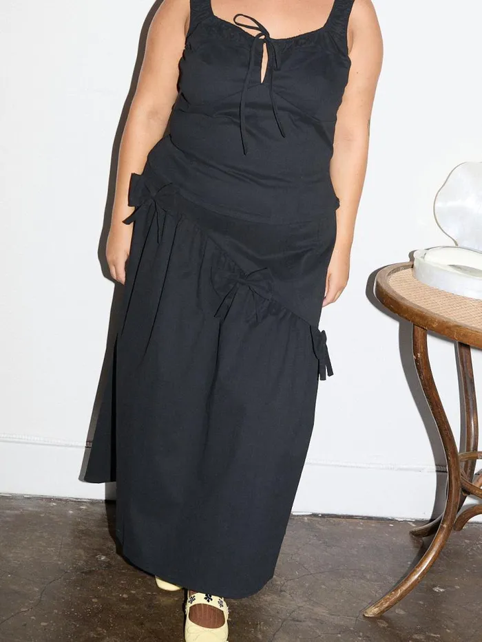 Women Maeve Bows Skirt Black Lisa Says Gah Skirts