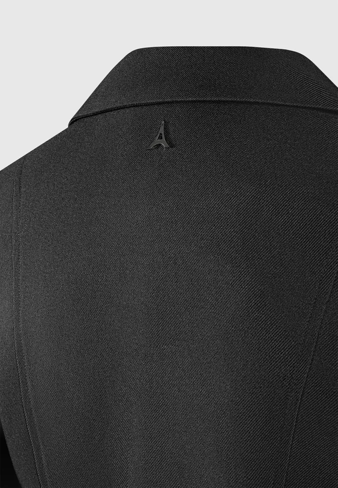 Women Manire De Voir Asymmetric Tailored Cropped Blazer Black