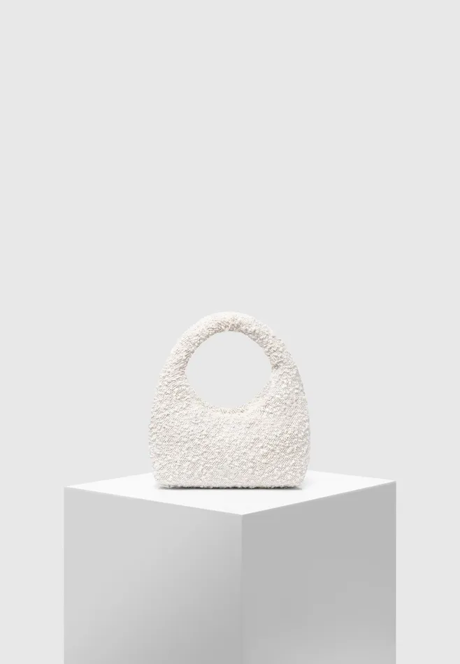 Women Manire De Voir Boucle Handbag Off White
