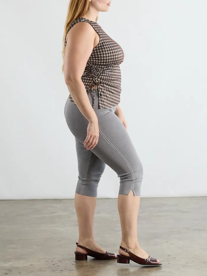 Women Maxine Capri Grey Lisa Says Gah Bottoms