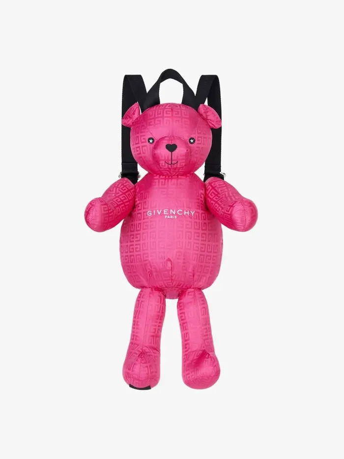 WomenMen Girl 4 To 12 Years Givenchy Teddy Bear In 4G Jacquard Deep Pink